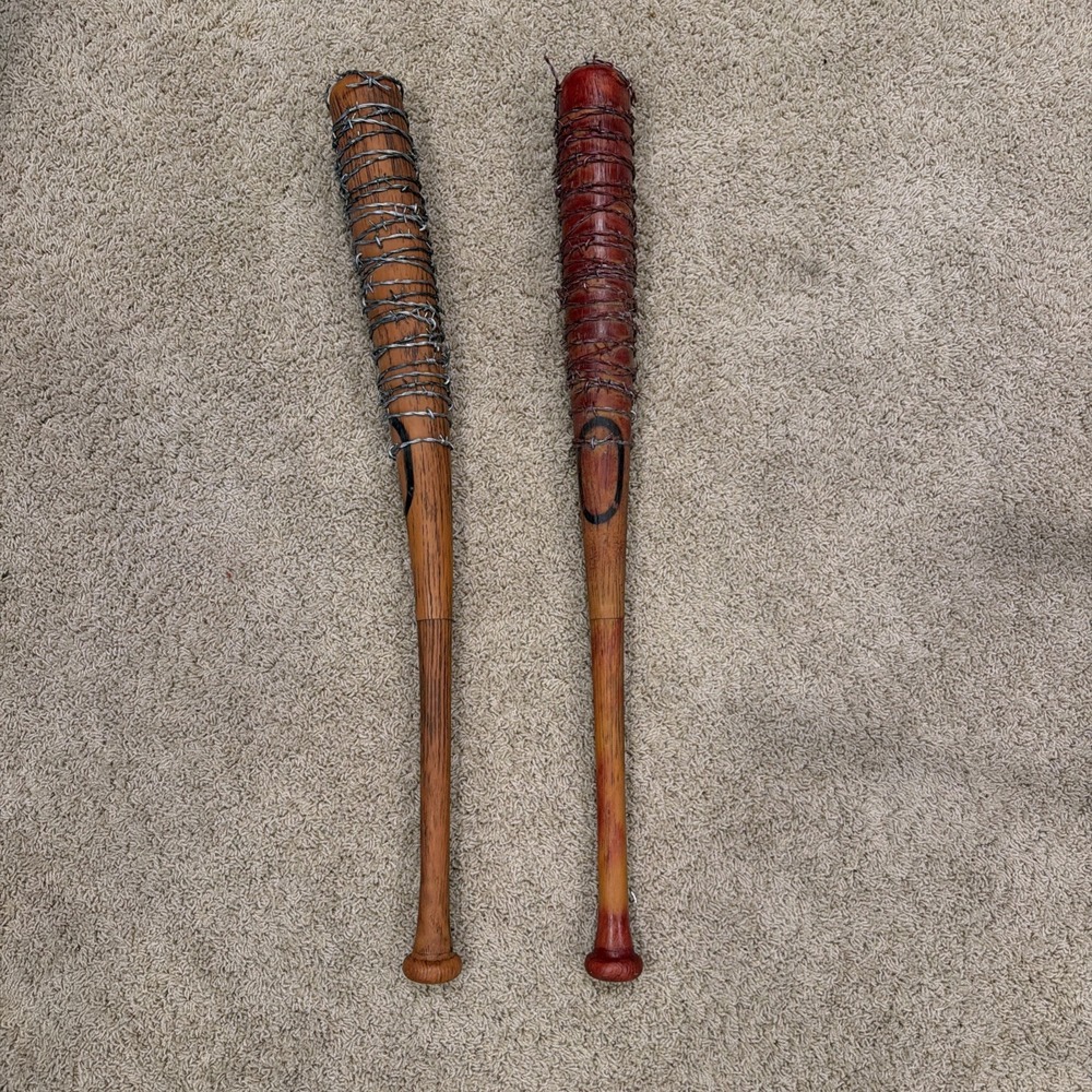McFarlane Toys Walking Dead Negan Lucille Prop Role Play Bat 2016 2018 Lot